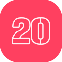 numero 20 icon