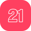 número 21 icon