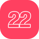 número 22 icon