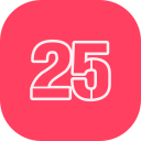 número 25 icon