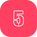 número 5 icon