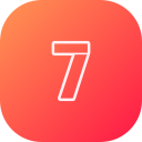 numero 7 icon