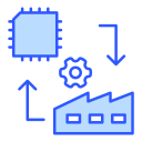 internet industrial de las cosas icon