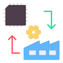 internet industrial de las cosas icon