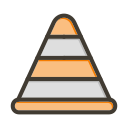 Traffic cone icon