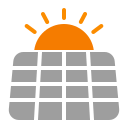 célula solar icon