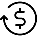 símbolo de dólar icon