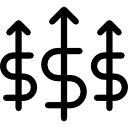 símbolo de dólar icon