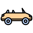 coche descapotable icon