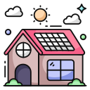 casa solar icon