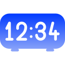 reloj digital icon