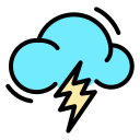 trueno de nube icon