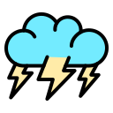 trueno de nube icon