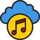 nube de música