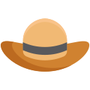 sombrero de verano icon