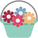 canasta de flores icon