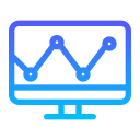 gráfico de linea icon