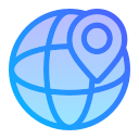 ubicación mundial icon