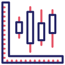 gráfico de velas icon