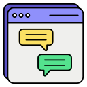 chat web icon