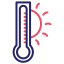 temperatura caliente icon