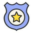 placa de policía icon