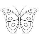 mariposa aphantopus icon