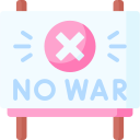 no a la guerra icon