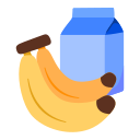 la leche de plátano icon