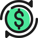 rotación de dinero icon