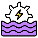 energía del agua icon