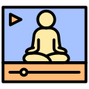 vídeo de yoga icon