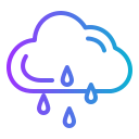 nube de lluvia icon