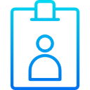 tarjeta de identificación icon