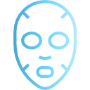 máscara facial icon