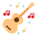 tocar la guitarra icon