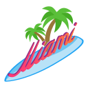 playa tropical icon