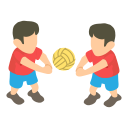 joueur de volleyball icon