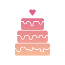 pastel de boda icon