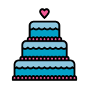 pastel de boda icon