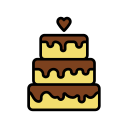 pastel de boda icon