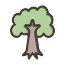 árbol de hoja caduca icon