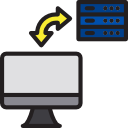 transferencia de datos icon