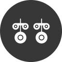 Stud earrings 