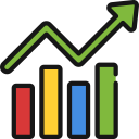 gráfico de crecimiento icon