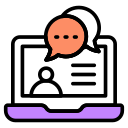 chat en línea icon