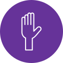 levantar la mano icon