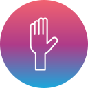 levantar la mano icon