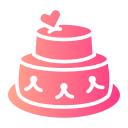 pastel de boda icon