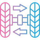 alineación de las ruedas icon